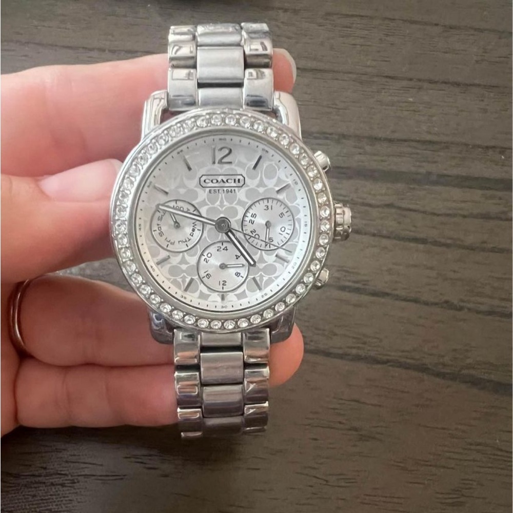 Coach boyfriend stainless steel watch - Picture 3 of 5